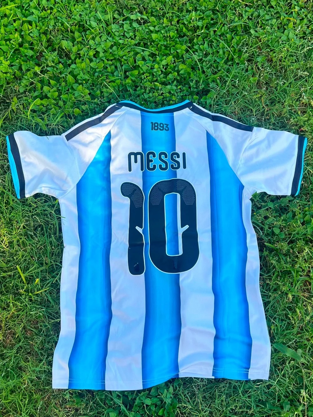 adidas Argentina Soccer Jersey in Sky Blue & White
